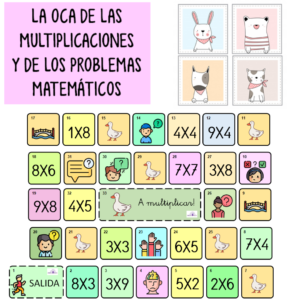 multiplicaciones y problemas matemáticos