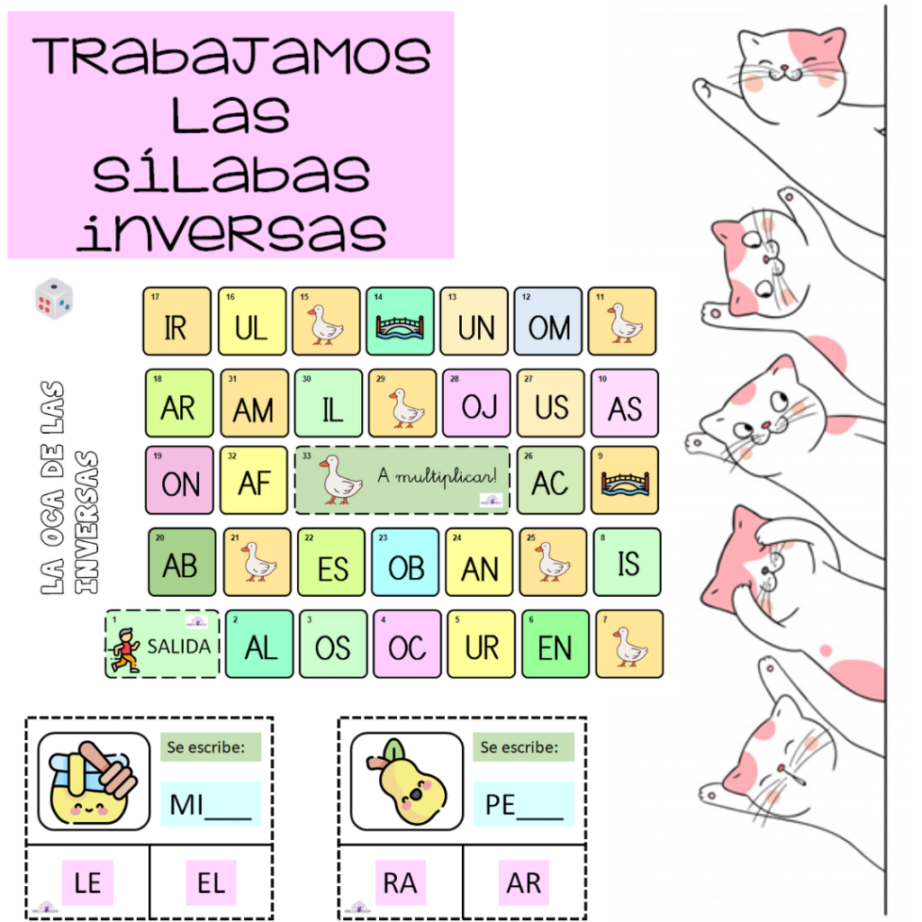 Silaba Inversa F SÍLABAS INVERSAS - OrientaMedia. Gabinete Psicopedagogico y Logopédico